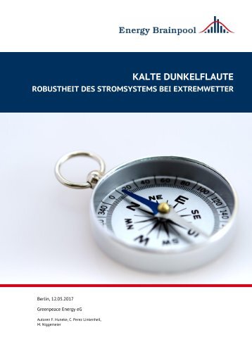 Kalte Dunkelflaute - Robustheit des Stromsystems bei Extremwetter