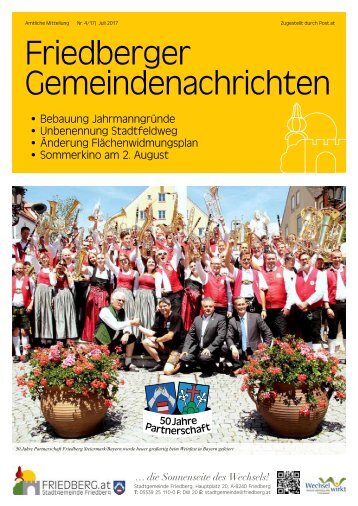 Gemeindezeitung Juli 2017