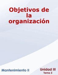 Mantenimiento II_Unidad III _ Tema 3