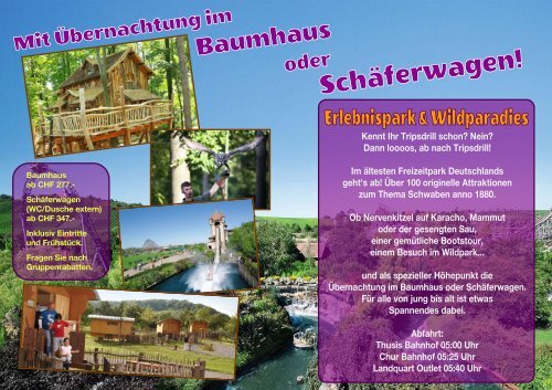 Zweitages Reise zum Erlebnispark Tripsdrill 12.-13. Oktober 2017