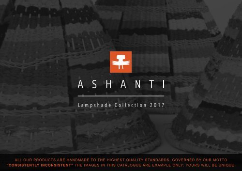 Ashanti Lampshade catalogue