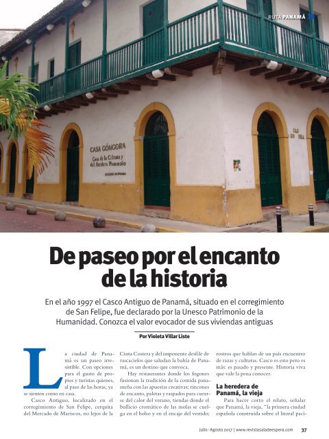 Revista Sala de Espera Panamá Nro. 85