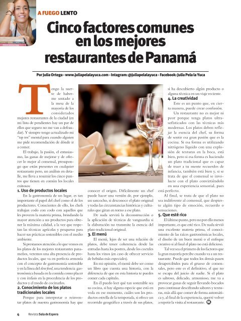 Revista Sala de Espera Panamá Nro. 85