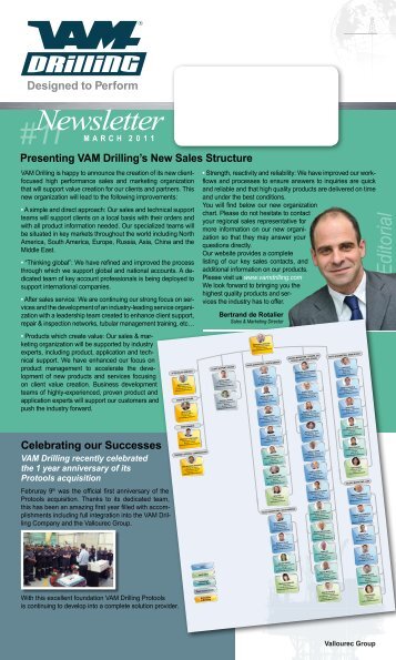 Newsletter #11 - VAM Drilling