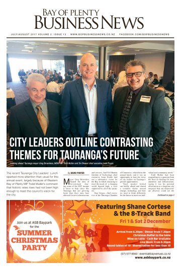 Bay of Plenty Business News July/August 2017