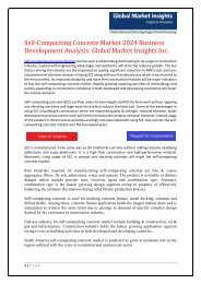 Self-Compacting Concrete Market  Analysis to 2024 and Forecasts