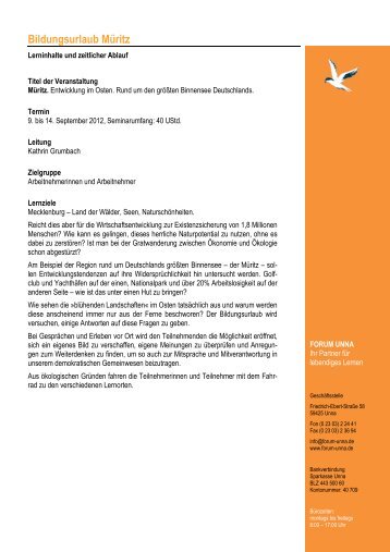 pdf-Download: Geplanter Programmablauf Bildungsurlaub Müritz 2012 ...