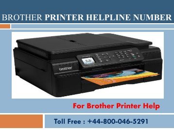 Dial Toll Free 448000465291 Brother Printer Helpline Number