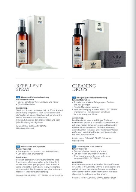 adidas repellent spray