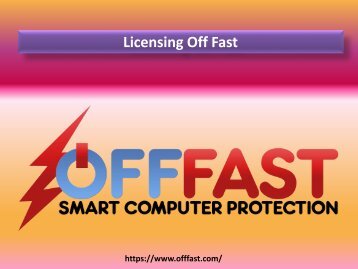 Licensing Off Fast