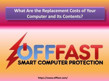 What Are the Replacement Costs of Your Computer and Its Contents