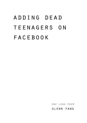 adding dead teenagers on facebook