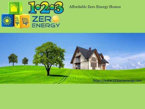 Affordable Zero Energy Homes