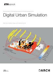Digital Urban Simulation: Documentation of the teaching results from the fall semester 2016