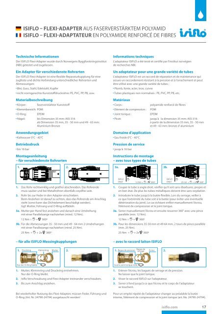 isiflo Gesamtkatalog 2017