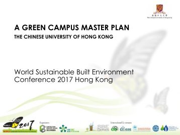 A Green Campus Master Plan- CUHK