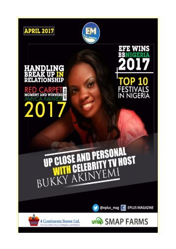 E PLUS MAGAZINE APRIL 2017 EDITION 