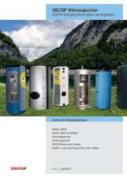 SOLTOP Wärmespeicher Katalog mit Planungsunterlagen HQ