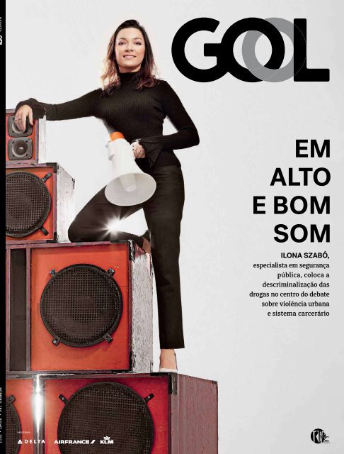 Revista Gol com Ilona Szabó -  julho de 2017