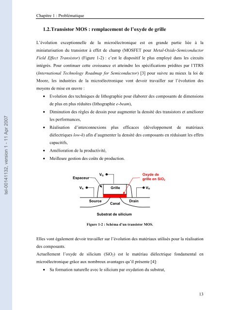 Etude de capacités en couches minces à base d'oxydes métalliques ...