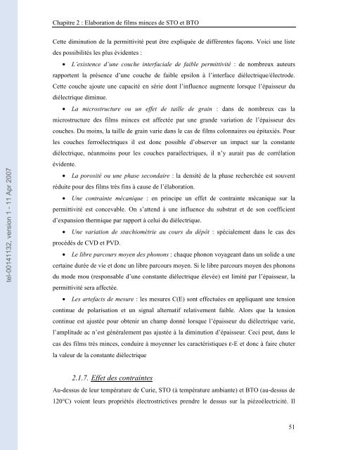 Etude de capacités en couches minces à base d'oxydes métalliques ...