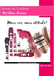 Jornal da Unidade Brilho Rosa. Edição: julho, 2017