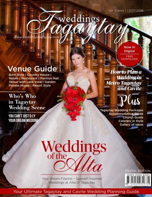 Weddings Tagaytay Vol. 3 Issue 1 July 2017-2019