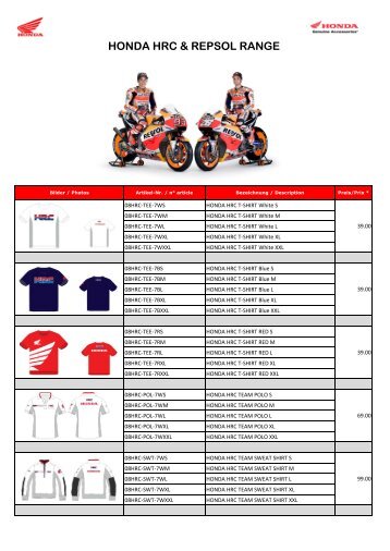 HRC & Repsol Collection