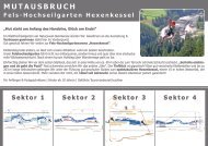 Fels Hochseilgarten Hexenkessel - Übersicht Parcours - Details