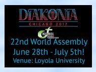 Diakonia 2017 in Chicago 