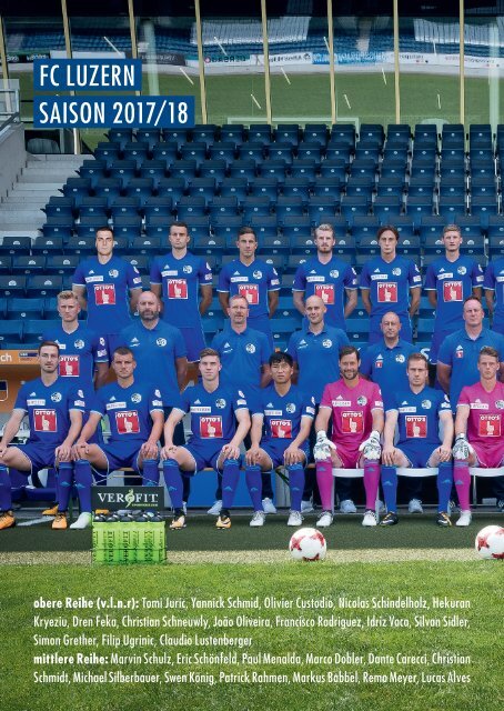 FC LUZERN MATCHZYTIG N°1 17/18 (RSL 1)