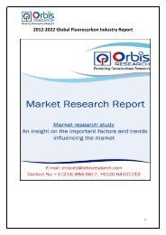 Global Fluorocarbon Market 2017