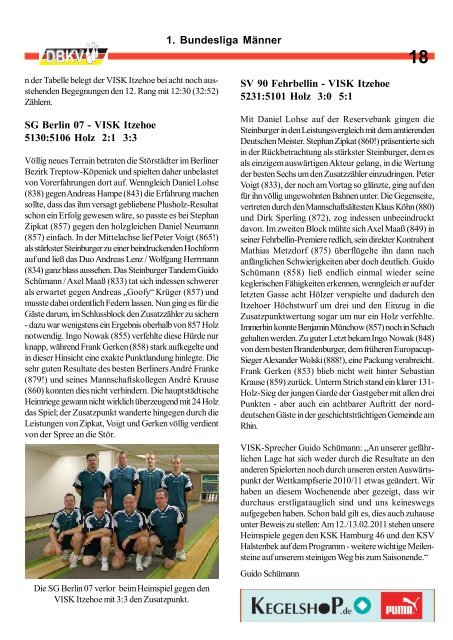 Bohle-Journal - Deutscher Kegler