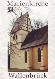 M arienkirche Wallenbrück - Evangelische Kirchengemeinde Spenge