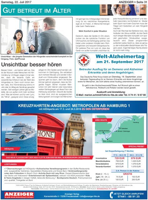 Anzeiger Ausgabe 29/17