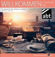 abtjournal für Ulm | Günzburg | Ravensburg Ausgabe Juli/August 2017