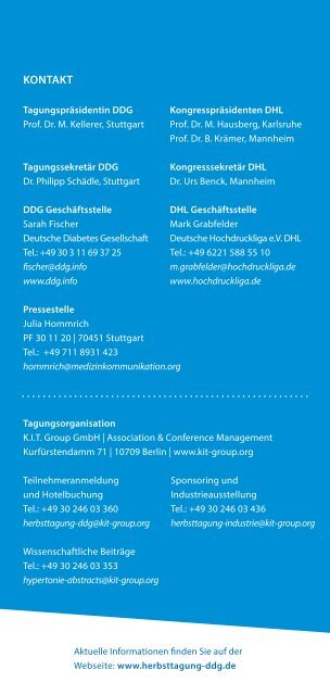 Flyer Diabetes Herbsttagung 2017