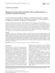 Management of the patient and family with neurofibromatosis 2: a ...