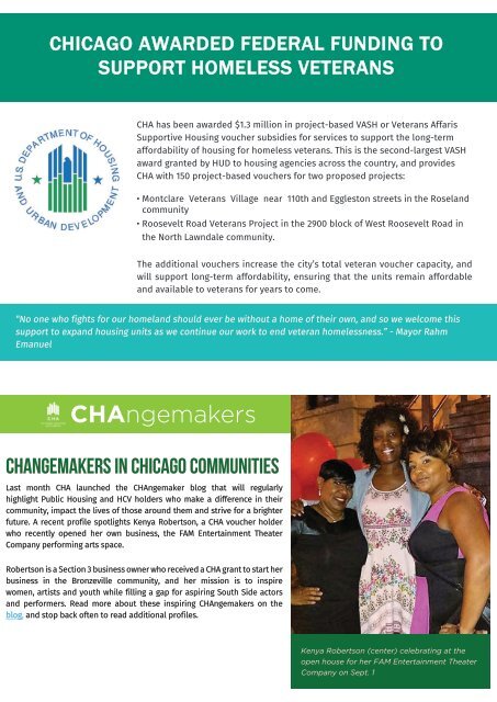 News From CHA December 2016