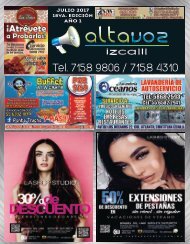 Revista Altavoz 18va edición Julio 2017