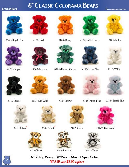 Fall 2017 Catalog for Plush in a Rush