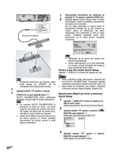 Sony DAV-X1V - DAV-X1V Istruzioni per l'uso Rumeno