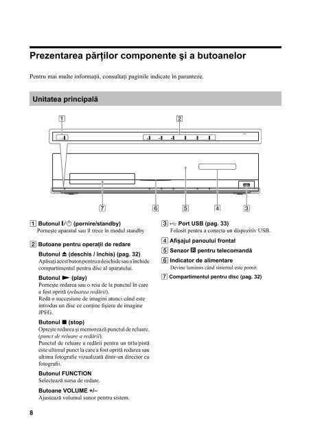 Sony BDV-E670W - BDV-E670W Mode d'emploi Roumain