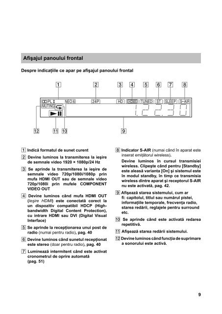 Sony BDV-E670W - BDV-E670W Mode d'emploi Roumain