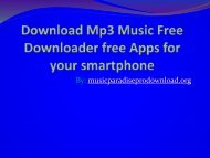 Download Mp3 Music Free Downloader free Apps for your smartphone