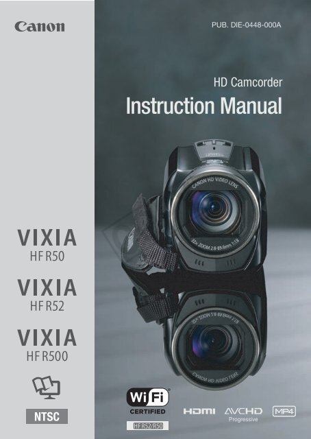 Canon Vixia Hf R52 Vixia Hf R52
