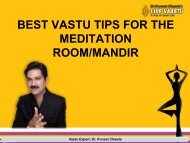 BEST VASTU TIPS FOR THE MEDITATION ROOMMANDIR