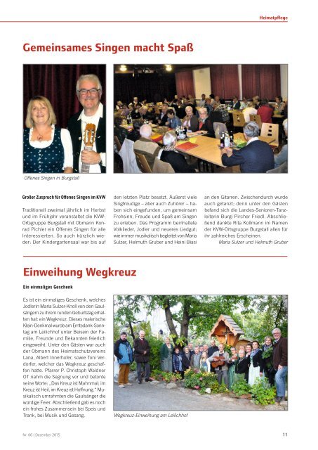 2015-12 KulturFenster Nr.6 - Dezember 2015