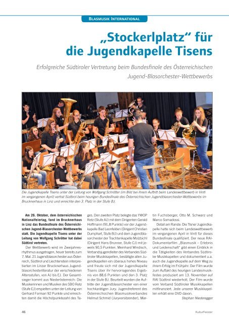 2015-12 KulturFenster Nr.6 - Dezember 2015