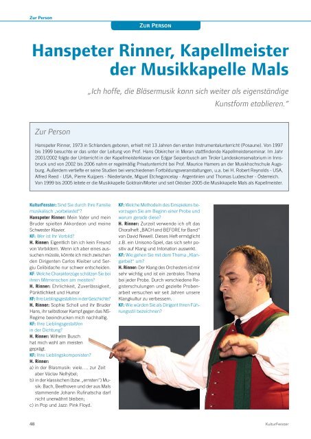 2015-12 KulturFenster Nr.6 - Dezember 2015